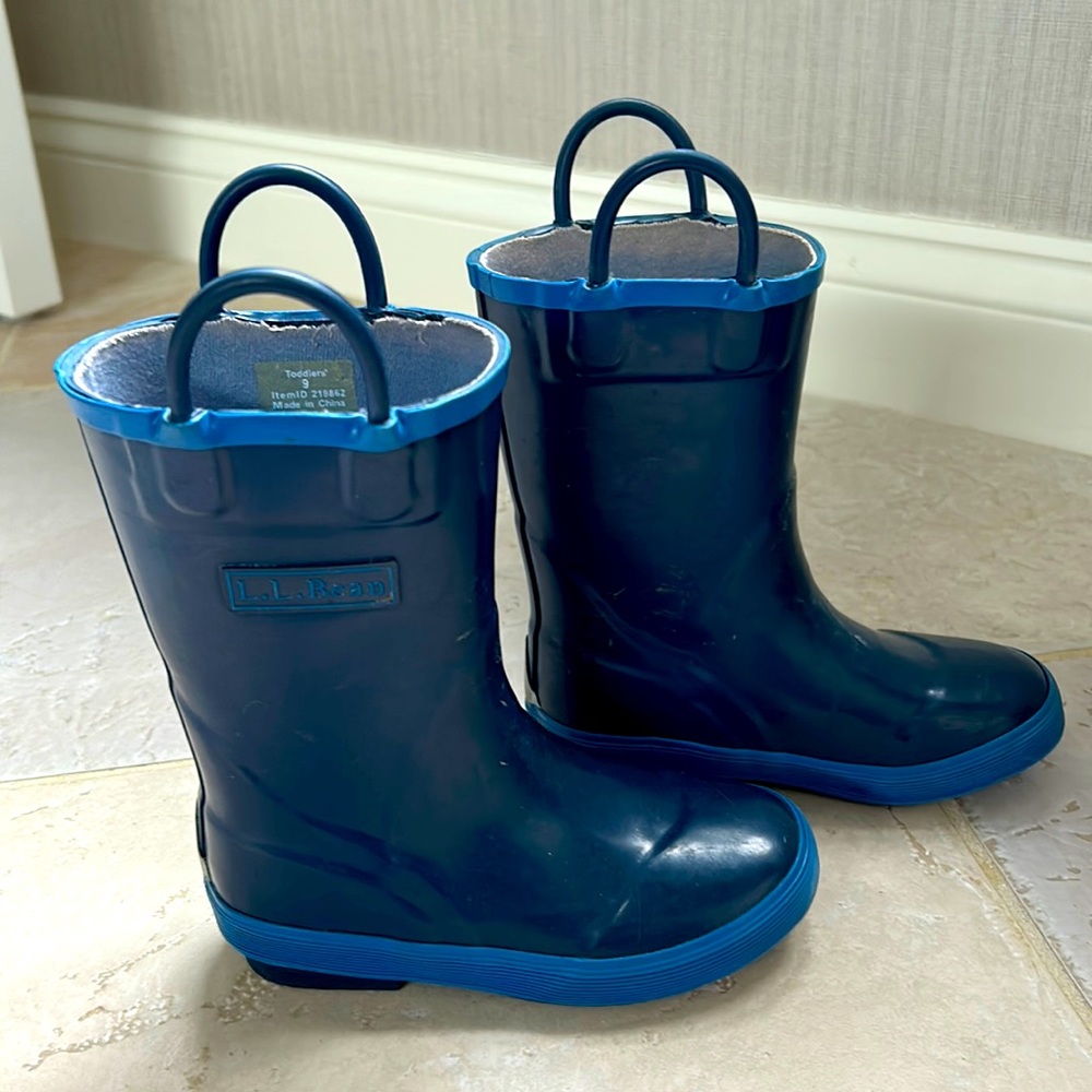 LLBean Rain boots Toddler Size 9